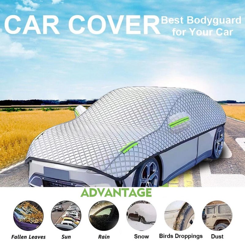 Car Heat Insulation Cover,Car Windshield Cover Used for Windproof Waterproof Windshield Cover for Ice and Snow, All-Season Versatility Universal Fit Suv/Truck/Sedan - Image 2